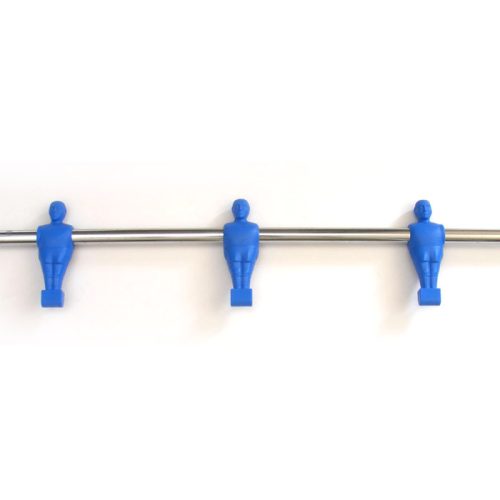 Náhradná tyč Sardi pre stolné futbaly, 3 modrý hráči