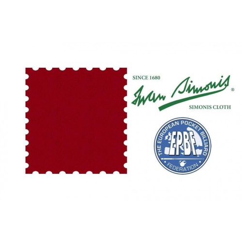 Plátno Simonis 760, burgundy 165 cm