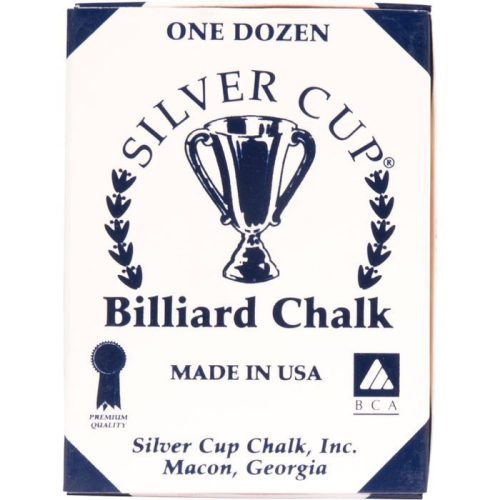 Biliardová krieda Silver Cup 12 ks, modrá