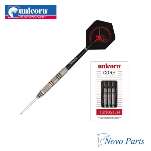 Šípky Unicorn steel CORE PLUS WIN 21g, 80% wolfram