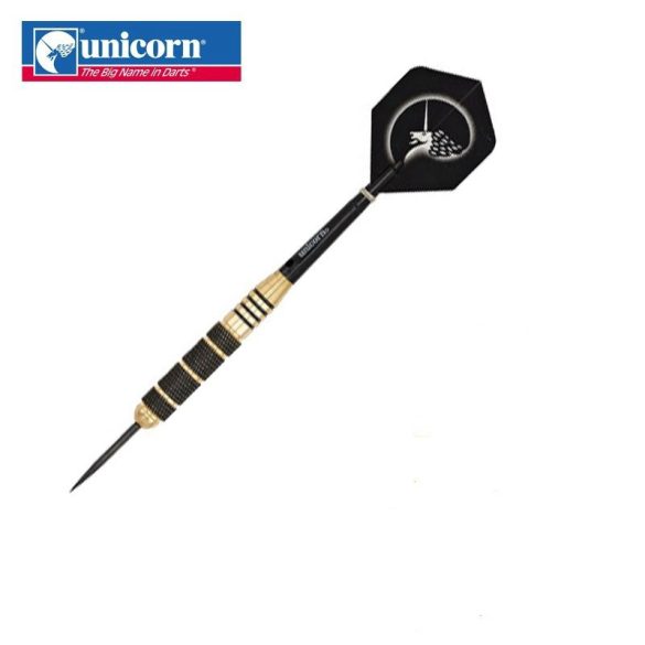 Šípky Unicorn steel CORE PLUS 21g, black, gold brass