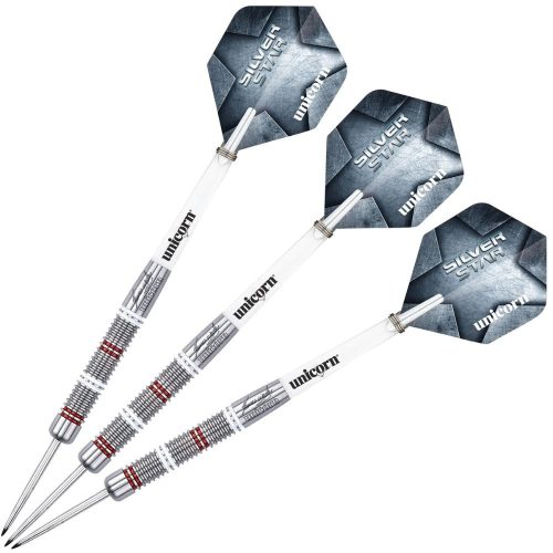 Šípky steel Unicorn SILVERSTAR James Wade 22g, 80% wolfram