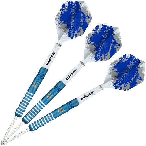 Sada steel šípok Unicorn Gary Anderson Blue Silverstar 23g, 80% wolfram