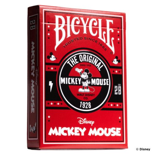 Hracie karty Bicycle Disney Classic Mickey Mouse, červené