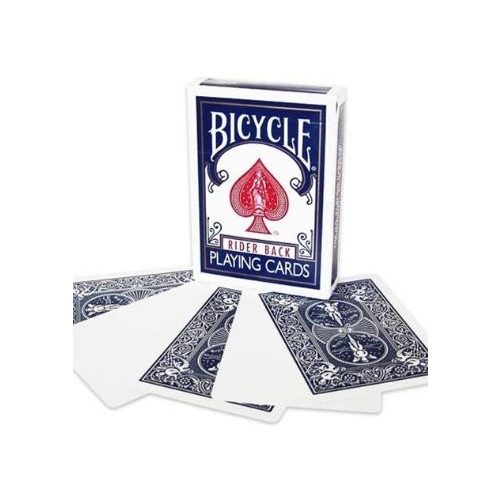 Kúzelnícke karty Bicycle Blank Face, modré