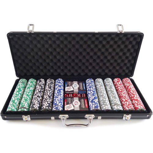 Poker sada CARTAMUNDI Grimaud 500ks, čierny kufrík