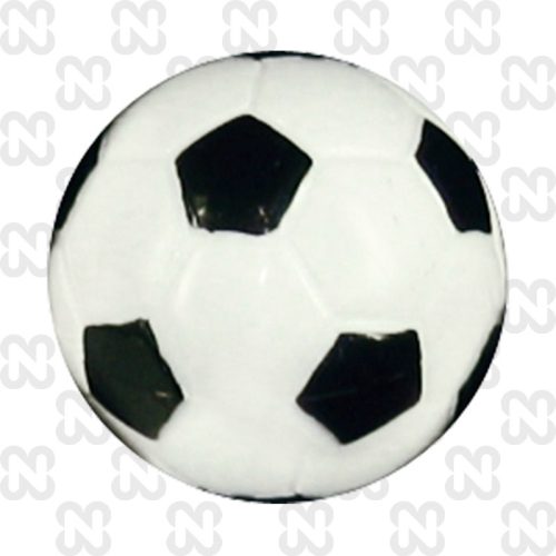 Futbalová loptička čierno-biela, 34 mm