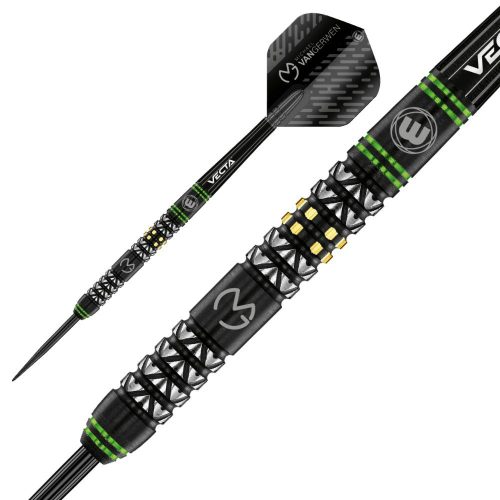 Šípky Winmau steel Michael van Gerwen Vantage 24g, 90% wolfram