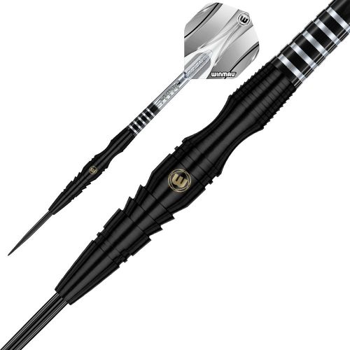 Sada steel šípok Winmau Sniper Black 24g, 90% wolfram