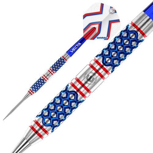Sada steel šípok Winmau Epix 22g, 90% wolfram
