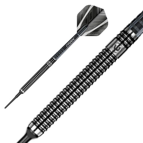 Sada soft šípok Winmau BLACK OUT 20g, 90% wolfram