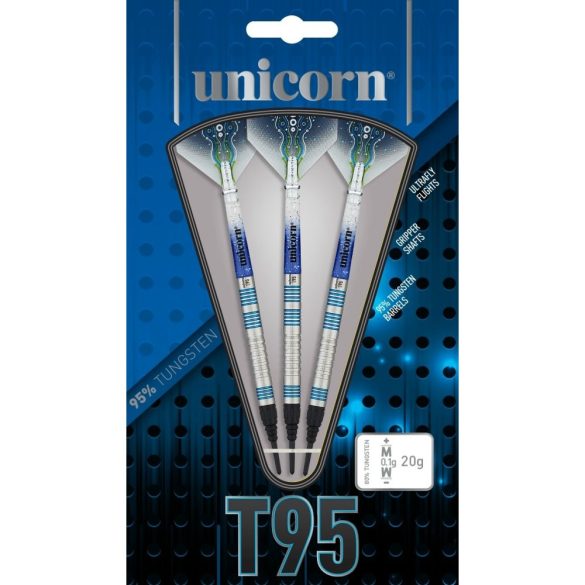 Šípky Unicorn soft T95 CORE XL BLUE 18g, 95% wolfram