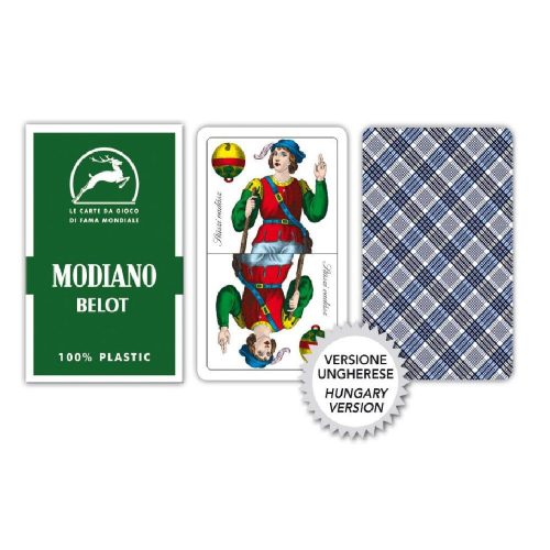 Sedmové karty Modiano Belot, 100% plastové