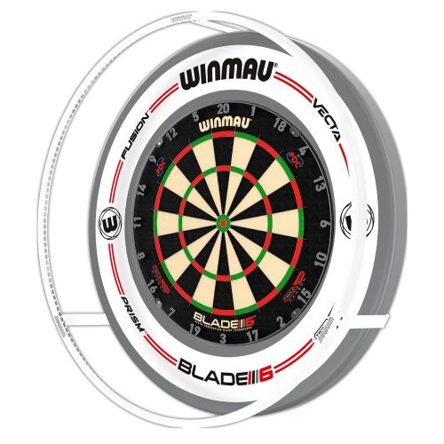 Osvetlenie sisalového terča Winmau Plasma Ice 360, biele