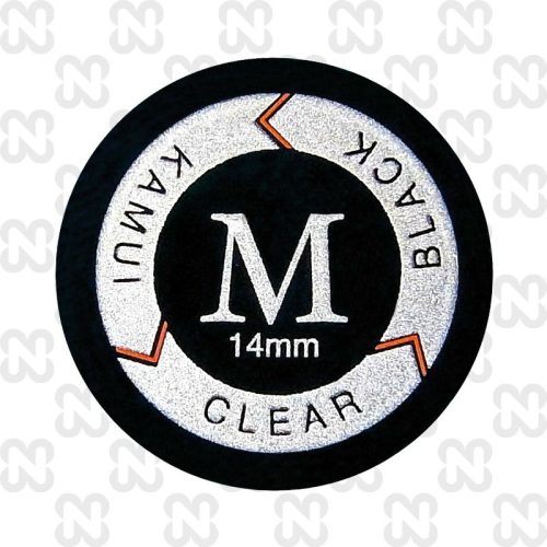 Koža na tágo Kamui Clear Black 14mm, medium