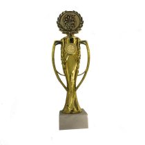 Šípková trofej DARTS 28cm, zlatá