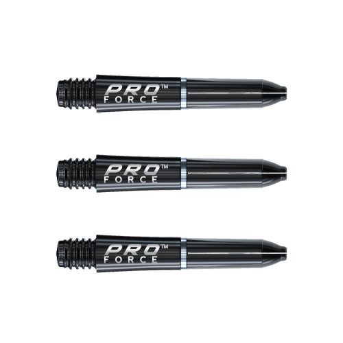 Násadky na šípky Winmau Pro Force čierne, extra krátke