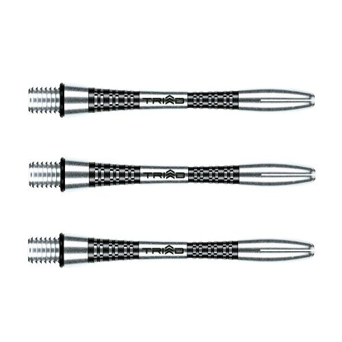 Násadky na šípky Winmau Triad Aluminium, čierne intermediate 41mm