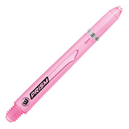 Násadky na šípky Winmau Prism plastové, priesvitné dlhé pink