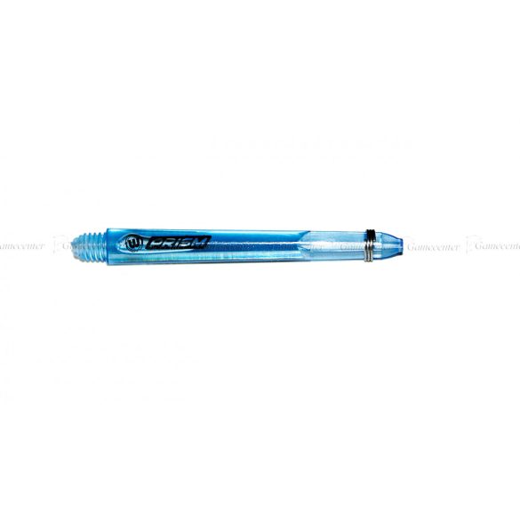 Násadky na šípky Winmau Prism plastové, priesvitné modré, dlhé