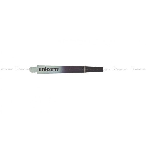 Násadky na šípky Unicorn Gripper3, two-tone, čierne, biele, dlhé