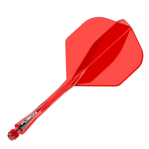 Winmau Fusion červené, No2 letky a krátke násadky
