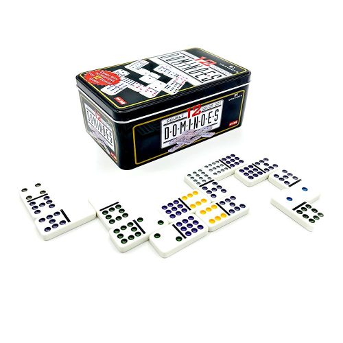 Gamecenter Double Domino v kovovej krabičke, 91kusov