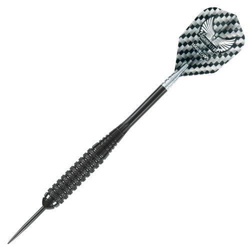 Sada steel šípok Harrows Black Arrow 24g R, Brass