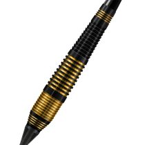 Šípky Harrows soft Vivid Black 18g, brass