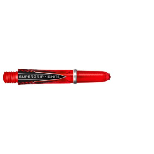 Násadky na šípky Harrows Supergrip Ignite červené, krátke 33mm