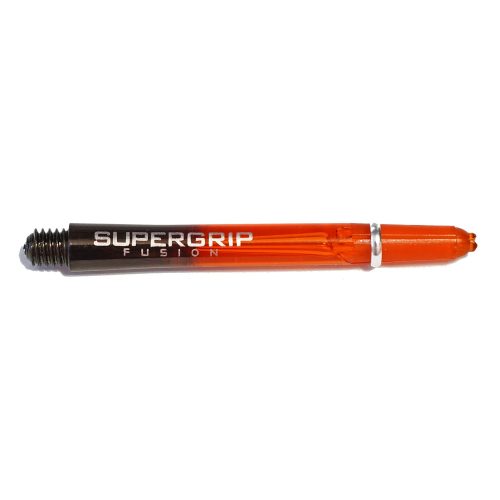 Násadky na šípky Harrows Supergrip Fusion čierne, oranžové, dlhé