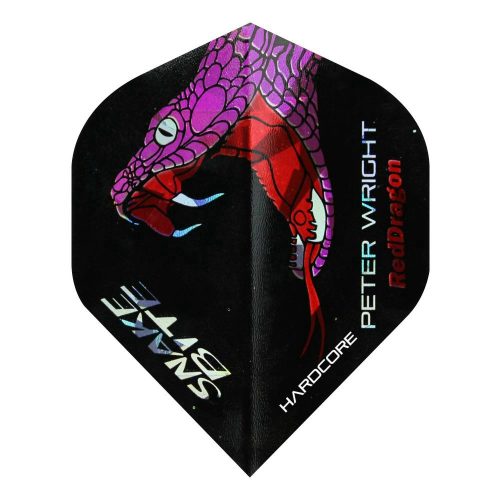 Letky na šípky Red Dragon Hardcore Holographic Snakebite