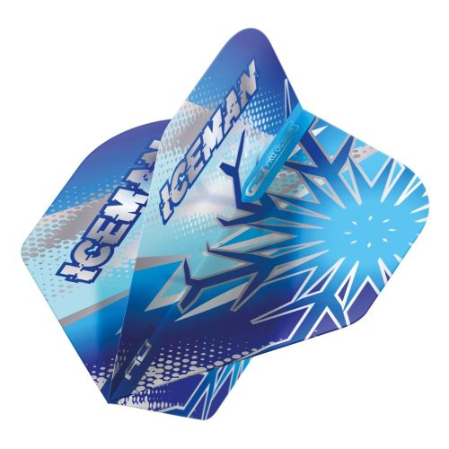Letky na šípky Red Dragon Hardcore Premium Gerwyn Price No2, modrá snehová vločka