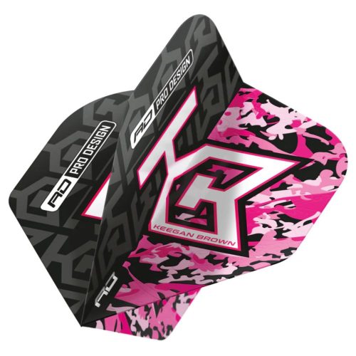 Letky na šípky Red Dragon Hardcore Premium Keegan Brown No2