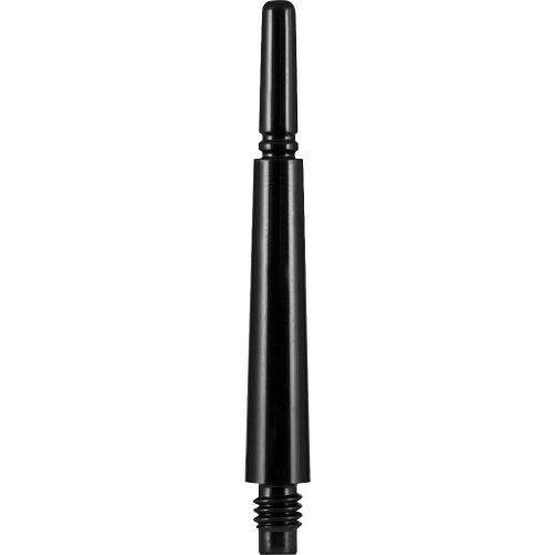 Násadky na šípky Cosmo Fit otočné, čierne, 28mm