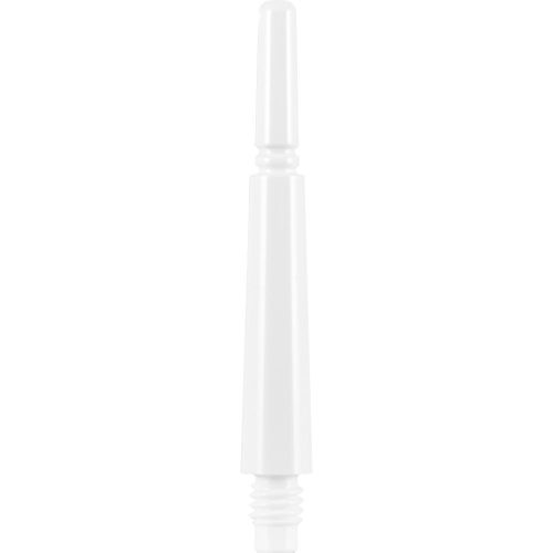 Násadky na šípky Cosmo Fit otočné, biele, 24mm