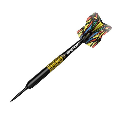 Šípky steel GOAT Athlete Yellow 12g, brass