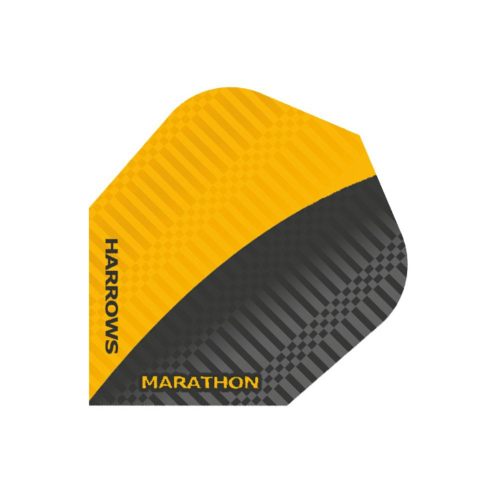 Letky na šípky Harrows Marathon sivé, žlté