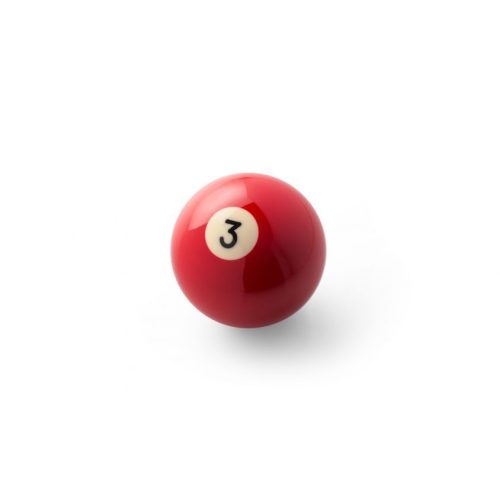 Biliardová guľa Aramith červená č. 3, priemer 57,2mm