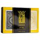 Pokrové karty KEM Black&Gold wide 100% plast, 2 balíčky