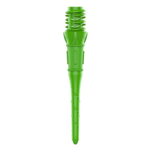 Plastové hroty na šípky L-Style Premium LipPoint soft zelené 25mm, závit 2BA, 30ks/bal