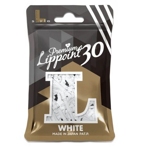 Hroty na soft šípky L-Style Premium LipPoint biele, 2BA/30ks