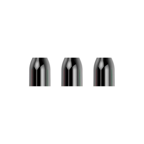 Krúžky na násadky L-Style Premium Champagne Ring kovové, čierne, 3ks