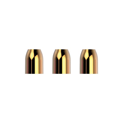 Krúžky na násadky L-Style Premium Champagne Ring kovové, zlaté, 3ks
