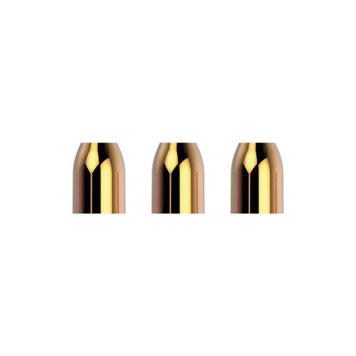 Krúžky na násadky L-Style Premium Champagne Ring kovové, zlaté, 3ks