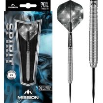Šípky Mission steel Spirit M1 25g, 90% wolfram