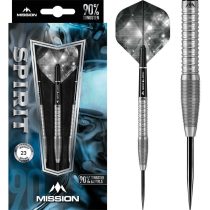 Šípky Mission steel Spirit M6 23g, 90% wolfram