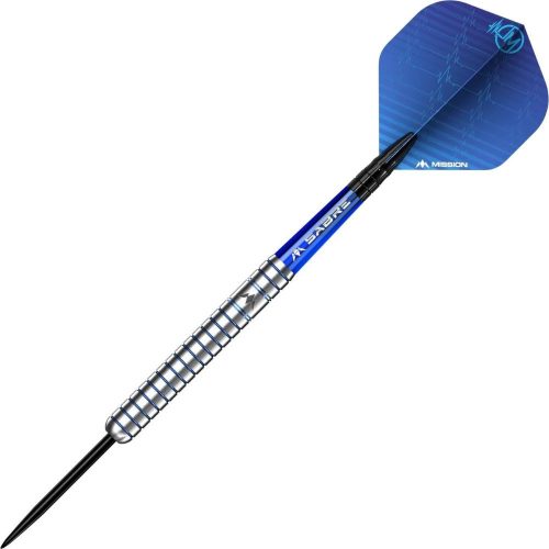 Sada steel šípok Mission Joe Murnan Electro Blue 24g, 90% wolfram
