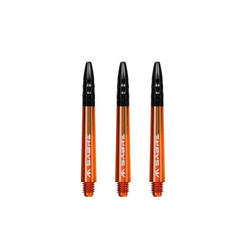 Násadky na šípky Mission Sabre oranžové kovový top, stredné+ 44,5mm