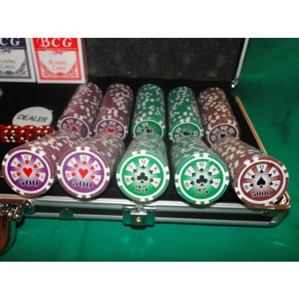 Poker set ROYAL FLUSH 500ks, vysoké hodnoty